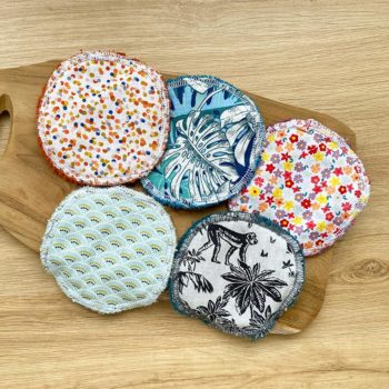 Lingettes-coton-lavables-coton-fantaisie-éponge-face-Les-mimignonneries-couturière-morbihan